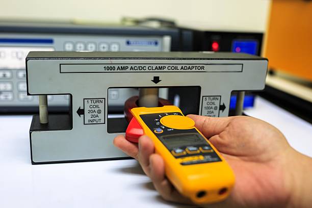 Calibration clamp meter with clamp coil adaptor